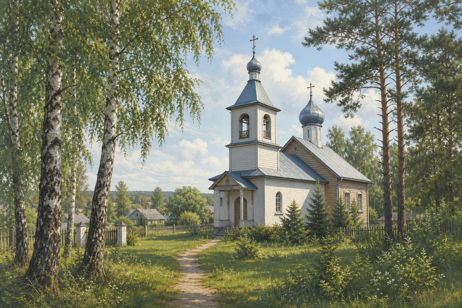 Заборье. Церковь Николая Чудотворца