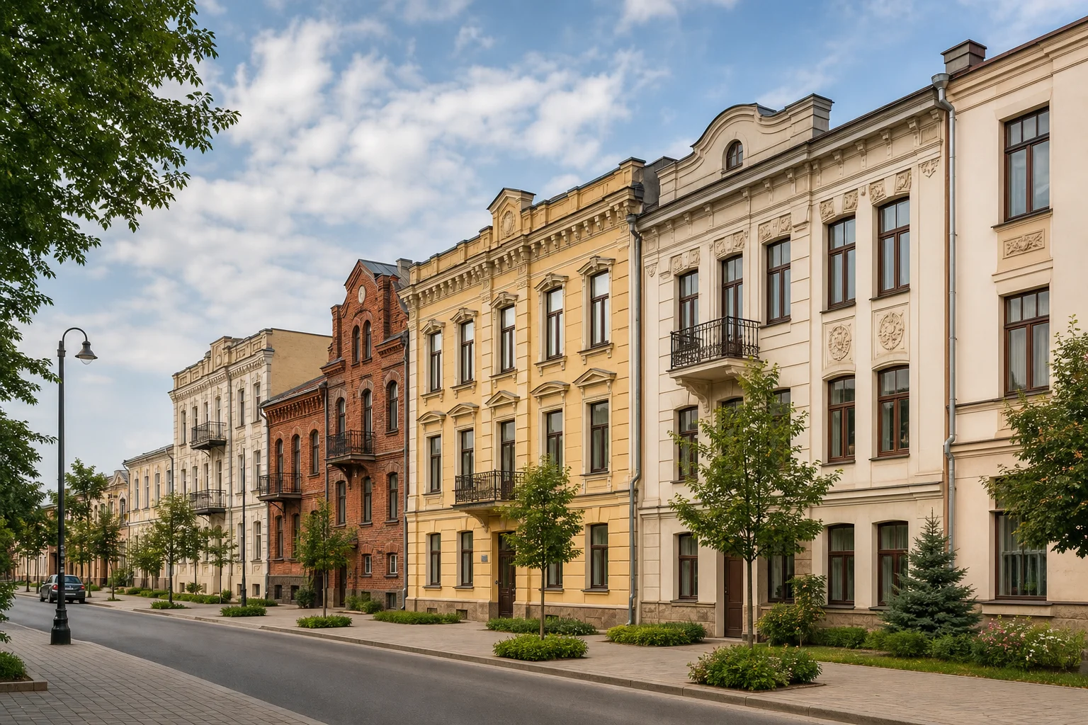 Забудова вул. Першамайскай