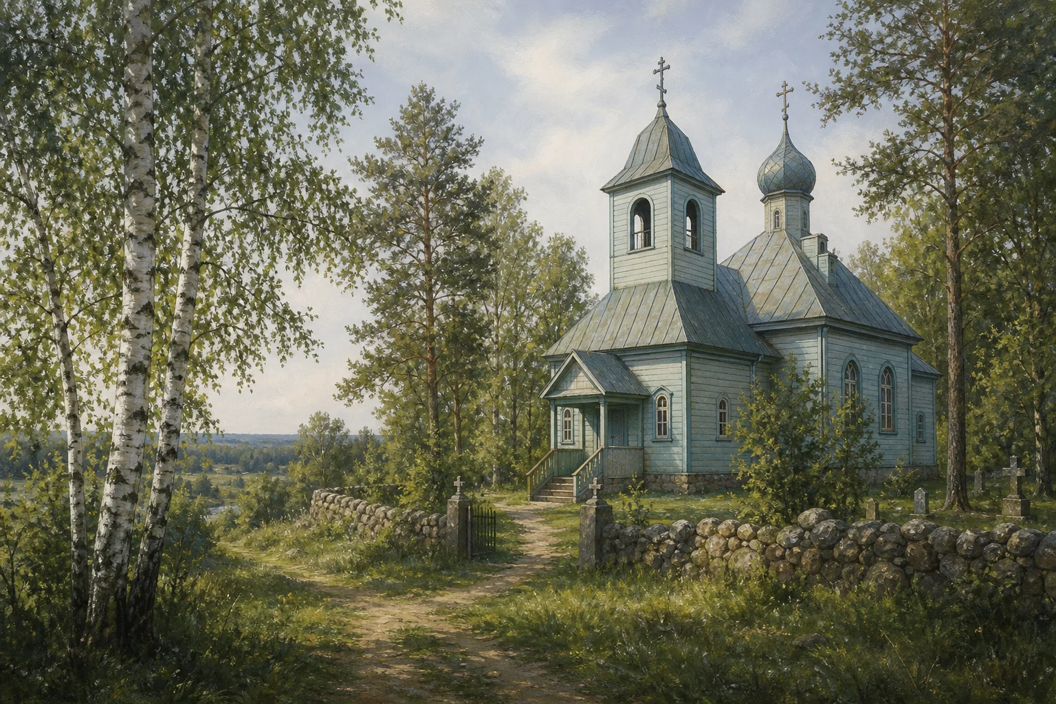 Замошье, церковь св. Петра и Павла