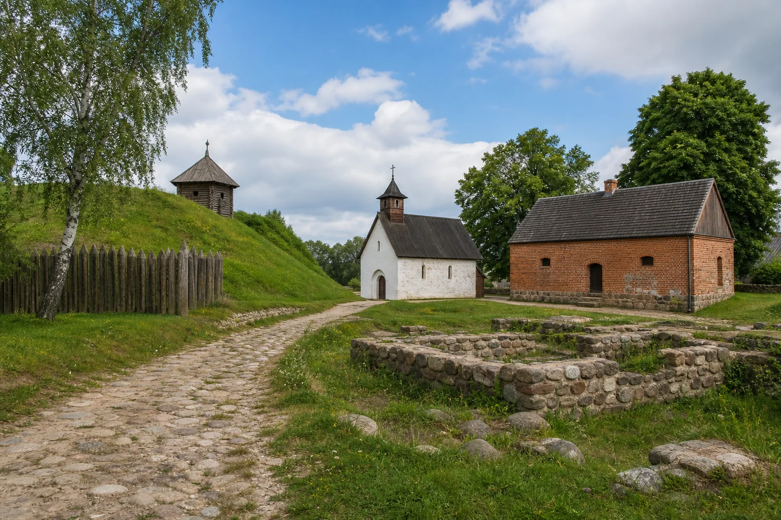 Заславль, городище "Замочек" (археол.)