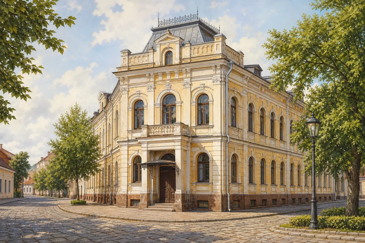 Здание бывшей гостиницы «Париж» в Пинске