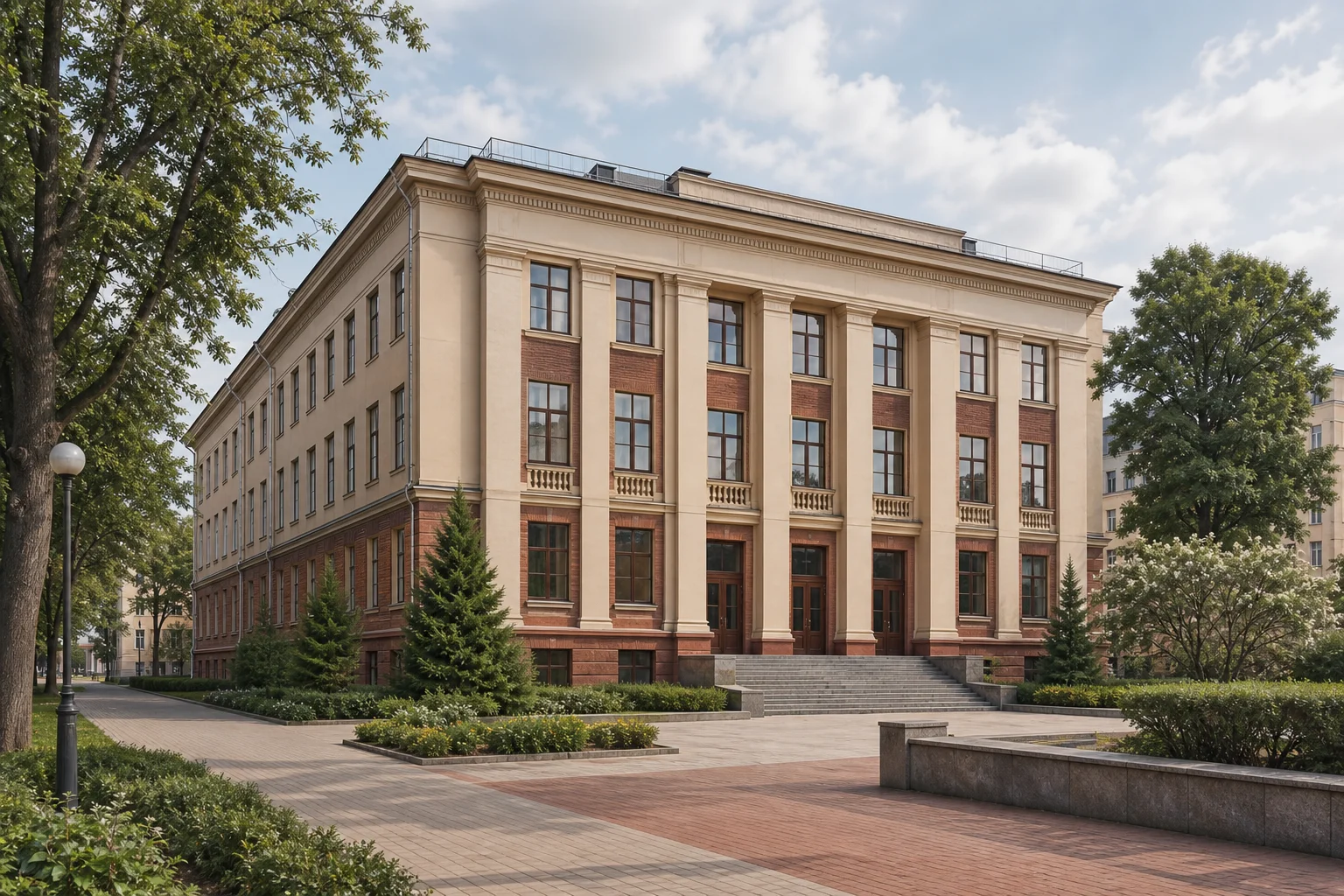 Здание института физкультуры в Минске