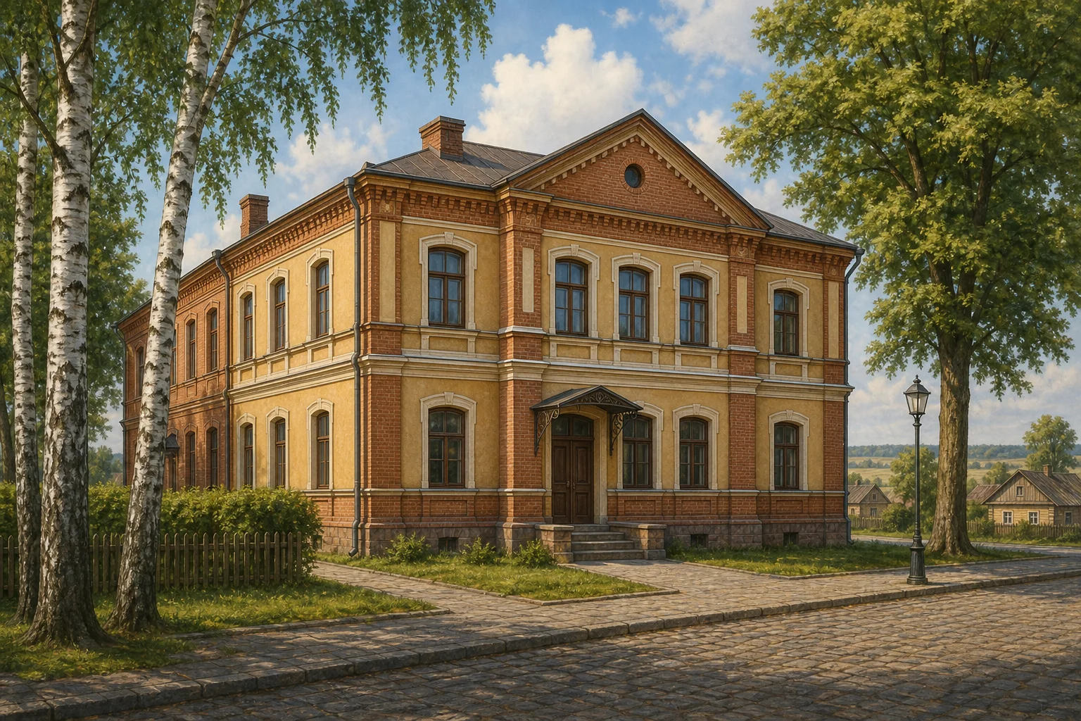 Здание земской управы в Сенно