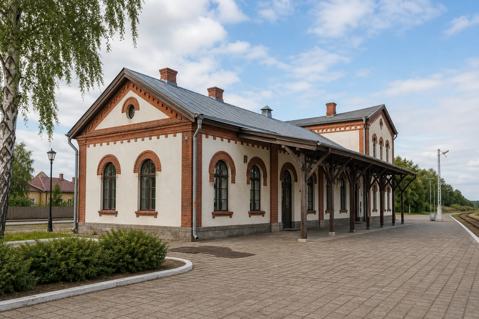 Железнодорожная станция в Осиповичах