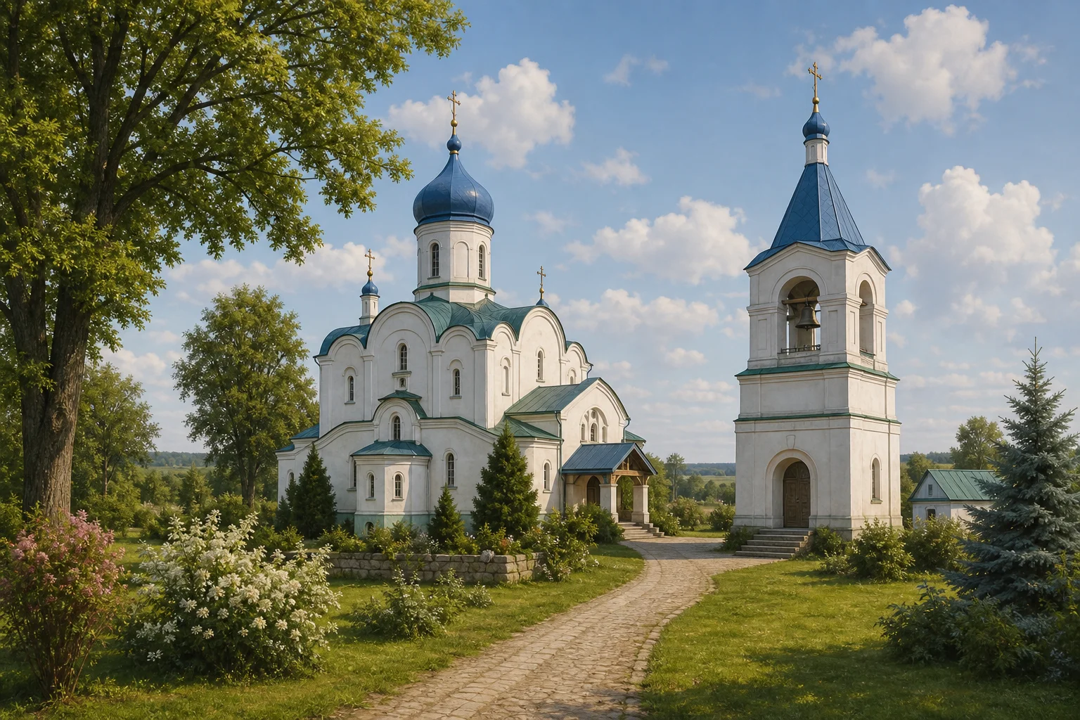 Жировичи, монастырь: колокольня