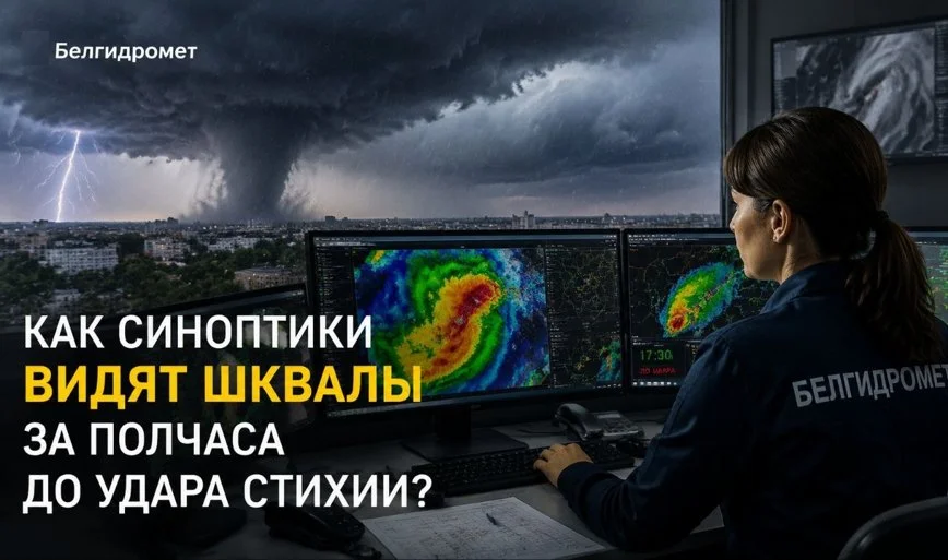 Как синоптики в Беларуси видят шквалы за 1–3 часа до удара стихии